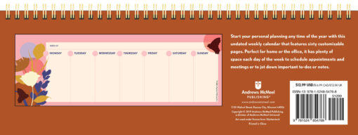 Posh: Desk Pad Undated Weekly