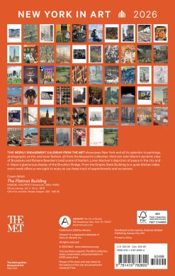 Alternative view of New York in Art 12-Month 2026 Deluxe Diary