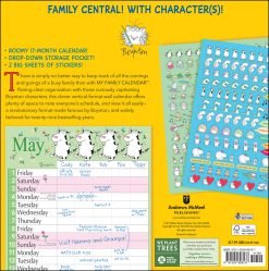 Alternative view of Sandra Boynton's 17-Month 2025-2026 My Family Wall Calendar