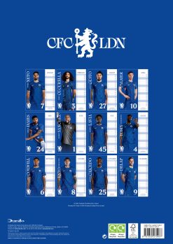 Alternative view of Chelsea FC 2026 A3 Wall Calendar