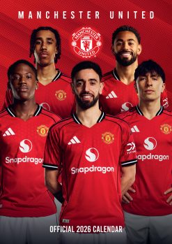 Manchester United FC PF 2026 A3 Wall Calendar