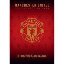 Manchester United FC 2026 A3 Deluxe Wall Calendar