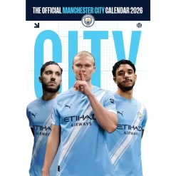 Manchester City FC 2026 A3 Wall Calendar