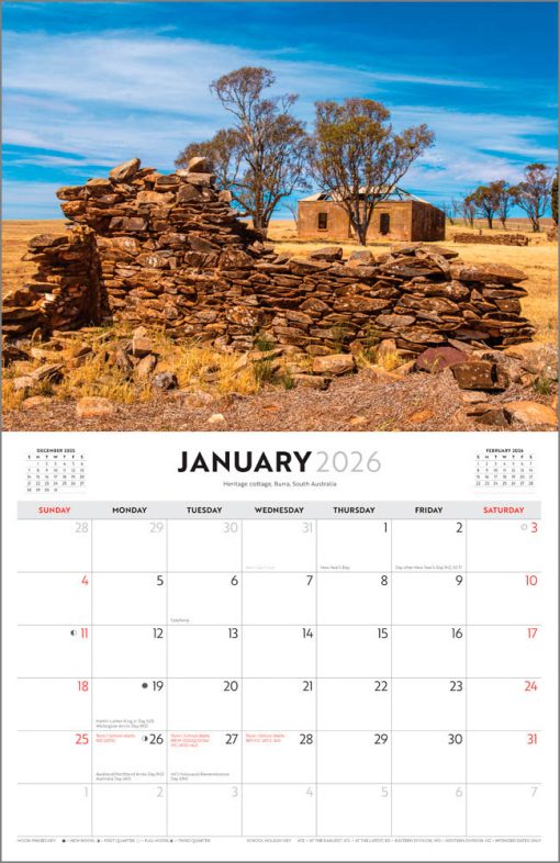 Australian Outback - Steve Parish 2026 Horizontal