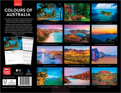 Colours of Australia 2026 Horizontal