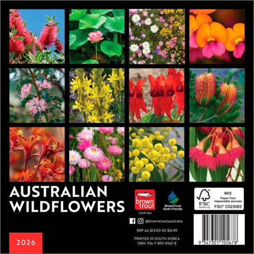 Australian Wildflowers 2026 Mini