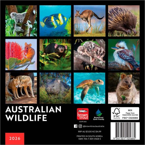 Australian Wildlife 2026 Mini