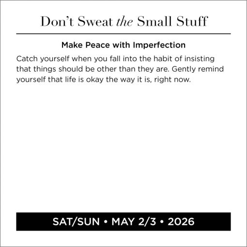 Don't Sweat The Small Stuff 2026 Boxed
