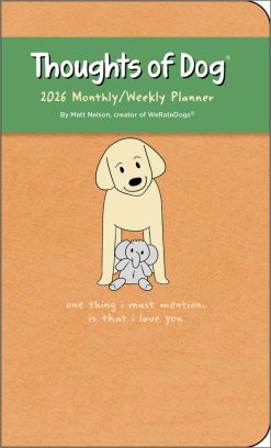 Thoughts of Dog 12-Month 2026 Planner
