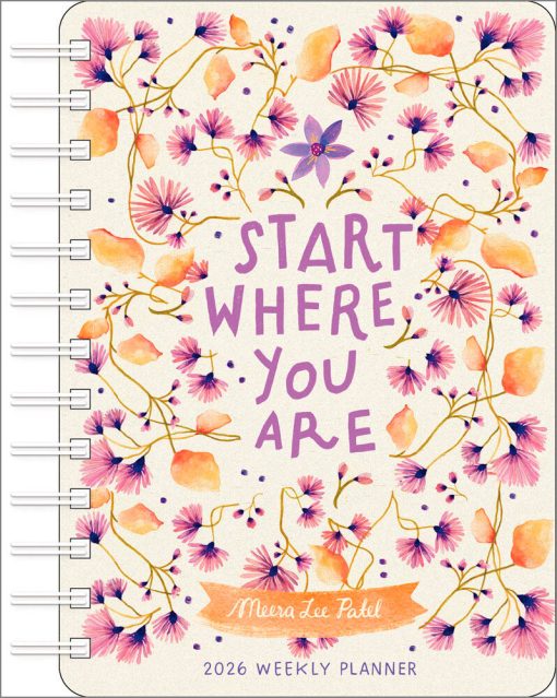 Meera Lee Patel 2026 Weekly Planner Calendar