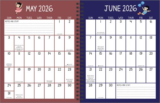Sarah's Scribbles 12-Month 2026 Monthly/Planner