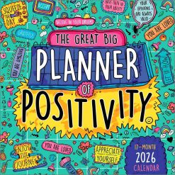 Great Big Planner of Positivity 2026 Square Planner