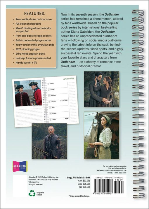 Outlander 2026 Diary