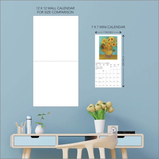 Van Gogh 2026 178 mm x 178 mm Mini Wall Calendar