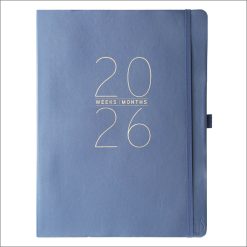 Classic Blue 8x10 Vegan Leather 2026 Planner
