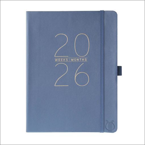 Classic Blue 6x8 Vegan Leather 2026 Planner