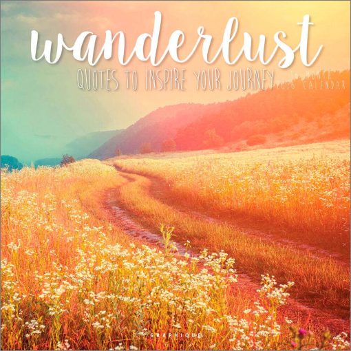 Wanderlust 2026 Square Wall Calendar