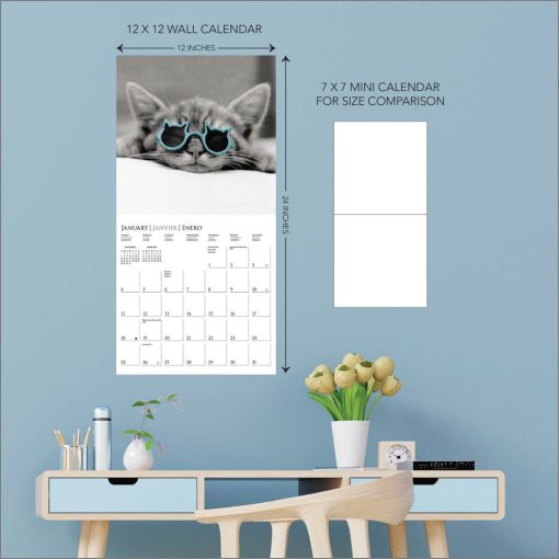 Classic Cats 2026 Square Wall Calendar