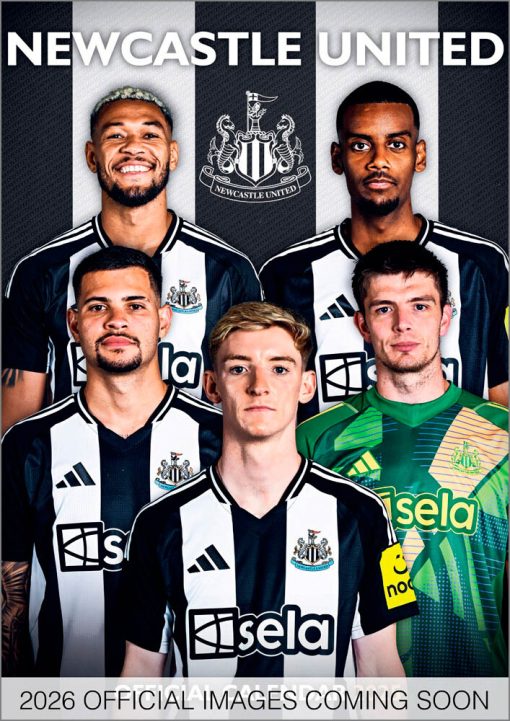 Newcastle United FC 2026 A3 Wall Calendar