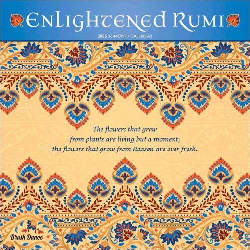 Enlightened Rumi 2026 Square Brush Dance