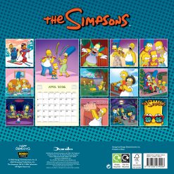 Alternative view of The Simpsons 2026 Square Wall Calendar