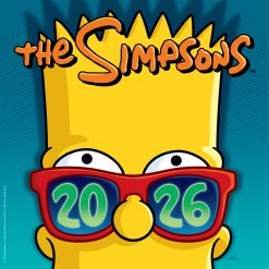 The Simpsons 2026 Square Wall Calendar