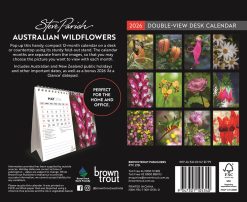 Alternative view of Australian Wildflowers | 2026 7.5 x 6 Inch Monthly Double-View Easel Desk Calendar | BrownTrout | Nature Floral