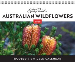 Australian Wildflowers | 2026 7.5 x 6 Inch Monthly Double-View Easel Desk Calendar | BrownTrout | Nature Floral