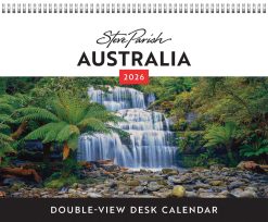 Australia | Steve Parish | 2026 7.5 x 6 Inch Monthly Double-View Easel Desk Calendar | BrownTrout | Travel Scenic Oceania Photography