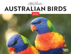 Australian Birds | Steve Parish | 2026 19 x 12 Inch (Hanging) Monthly Landscape Wall Calendar | BrownTrout | Animals Ornithology Wildlife