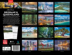 Alternative view of Brisbane & Queensland | Steve Parish | 2026 19 x 12 Inch (Hanging) Monthly Landscape Wall Calendar | BrownTrout | Travel Scenic Oceania Photography
