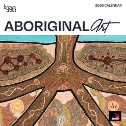 Aboriginal Art | 2026 7 x 14 Inch (Hanging) Monthly Mini Wall Calendar | BrownTrout | Paintings Australia Native