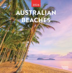 Australian Beaches | 2026 12 x 24 Inch (Hanging) Monthly Square Wall Calendar | Plastic-Free | BrownTrout | Travel Scenic Oceania Photography