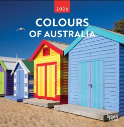 Colours of Australia | 2026 12 x 24 Inch (Hanging) Monthly Square Wall Calendar | Plastic-Free | BrownTrout | Travel Scenic Oceania Photography