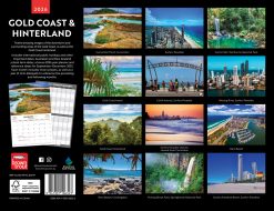 Alternative view of Gold Coast & Hinterland 2026 Horizontal Wall Calendar