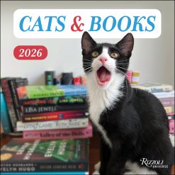 Cats and Books 2026 Wall Calendar