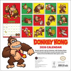 Alternative view of Donkey Kong 2026 Wall Calendar