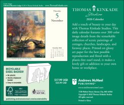 Alternative view of Thomas Kinkade Studios 2026 Day-to-Day Desk Calendar
