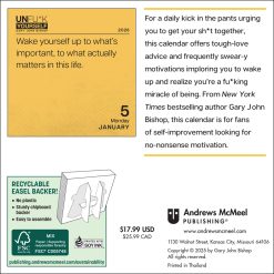 Alternative view of Unfu*k Yourself 2026 Day-to-Day Desk Calendar