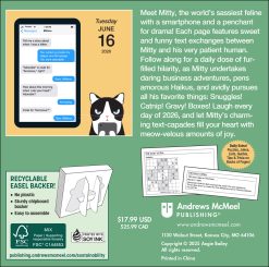 Alternative view of Texts from Mittens the Cat 2026 Day-to-Day Desk Calendar
