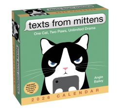 Texts from Mittens the Cat 2026 Day-to-Day Desk Calendar