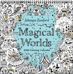 Johanna Basford's 2026 Coloring Wall Calendar