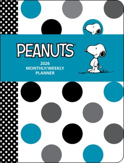 Peanuts® 12-Month 2026 Monthly/Weekly Planner Calendar