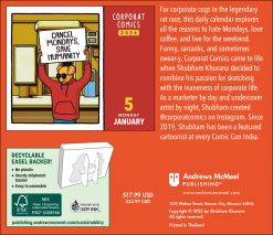 Alternative view of Corporat Comics 2026 Day-to-Day Desk Calendar