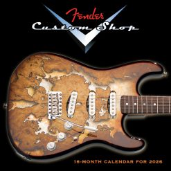 Fender Custom Shop Guitars 2026 Square Wall Calendar