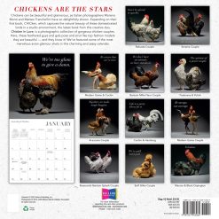 Alternative view of Glamour Chicks 2026 Square Wall Calendar