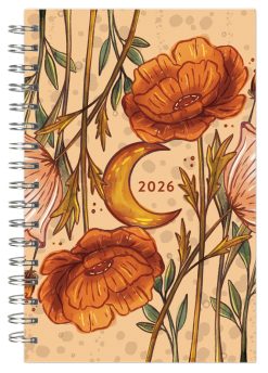 Designer Moonlit Poppies 2026 Diary