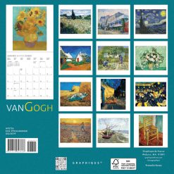 Alternative view of Van Gogh 2026 178 mm x 178 mm Mini Wall Calendar