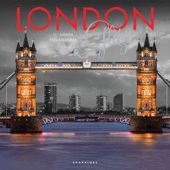London Glitz 2026 Square Wall Calendar