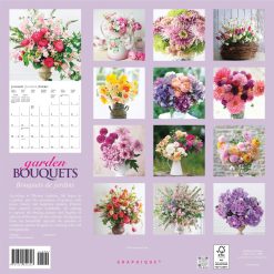 Alternative view of Garden Bouqets 2026 Square Wall Calendar